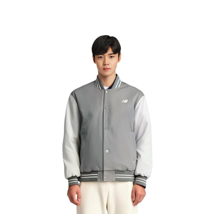 New Balance Puffer Jacket Men's Gray AMJ33332-TAG