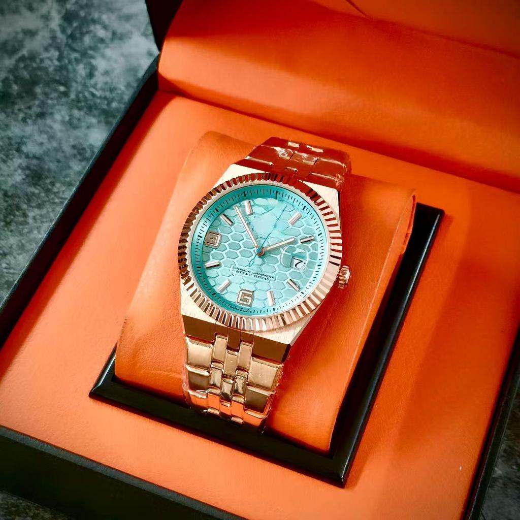 Men's Sport Quartz Watch with Tourbillon Design and Date Display