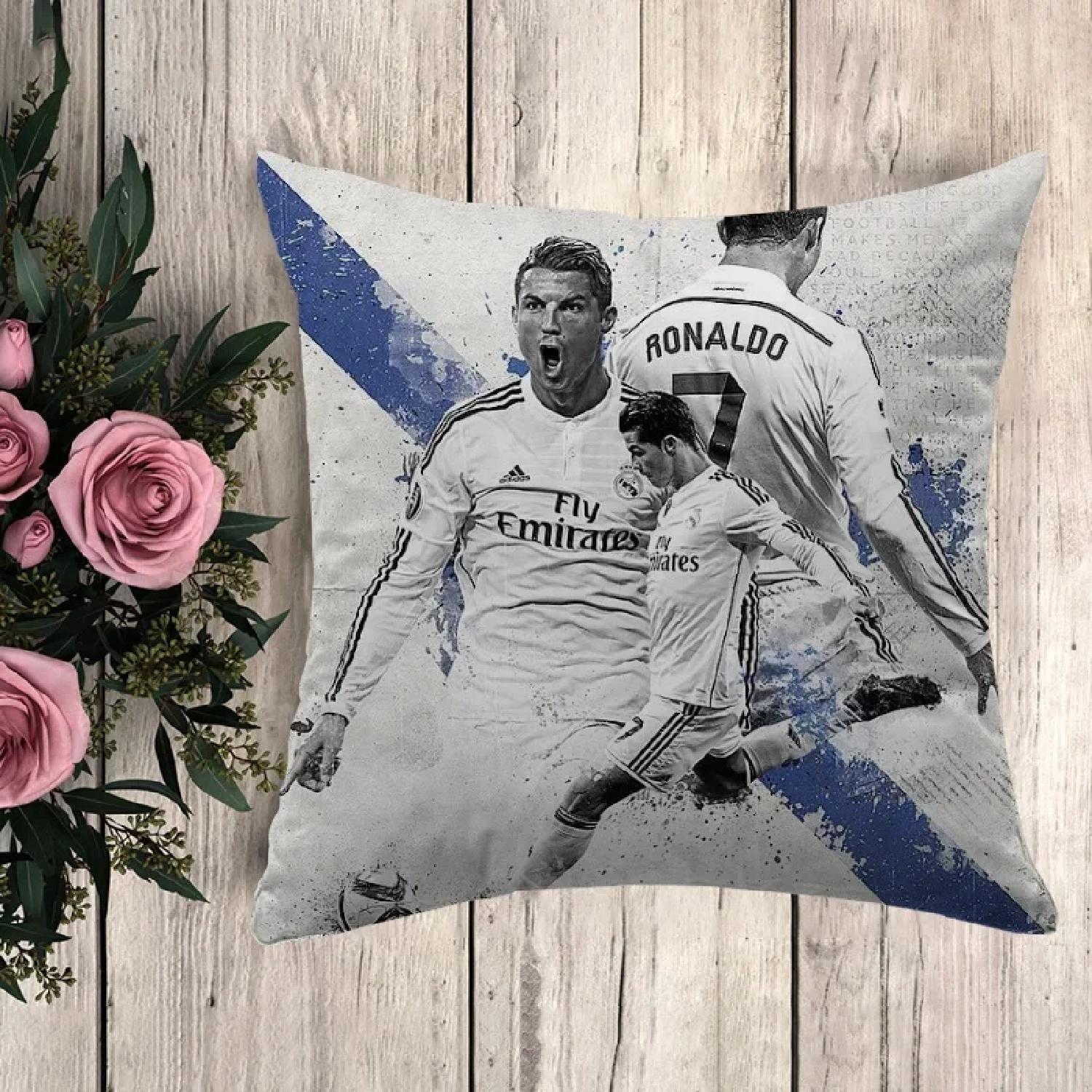 Дакимакура CR Месси Декоративные Наволочки Подушка Роскошная Подушка Наволочка Диван Автомобиль Спальня Декор Свадебный Подарокz, 66x66cm