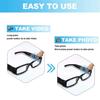 1080P HD Camera Glasses Cycling Glasses Wearable Sports Surveillance Camcorder 120° Wide Angle Outdoor Cycling Sports DVR Video Recorder Glasses
