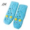 Cozy Cartoon Pattern Socks Thickened Floor for Women, Non-Slip Mid-Calf Socks, Thermal Winter Comfortable Elastic Ribbed Slippers Soft Fuzzy