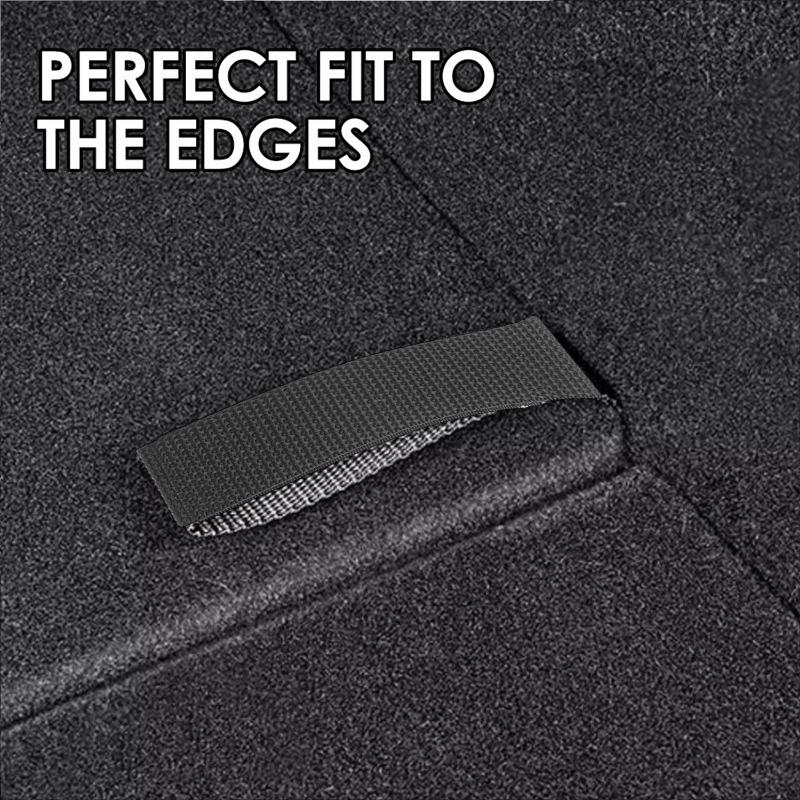 Auto Heckklappe Seil Kordelzug Haken Schlaufe Hohe Festigkeit Oxford Stoff Organizer für Tesla Model Y Innenzubehör Schwarz