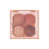 Chocolate Gemstone Four-Color Eyeshadow Palette: Matte, Shimmer, Glitter, Earth Tones - Pure Desire Style, Student-Friendly.