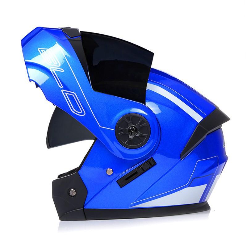BLD Factory-direct Electric Motorcycle Helmets With Dual Lenses Removable Detachable Cycling Men Women