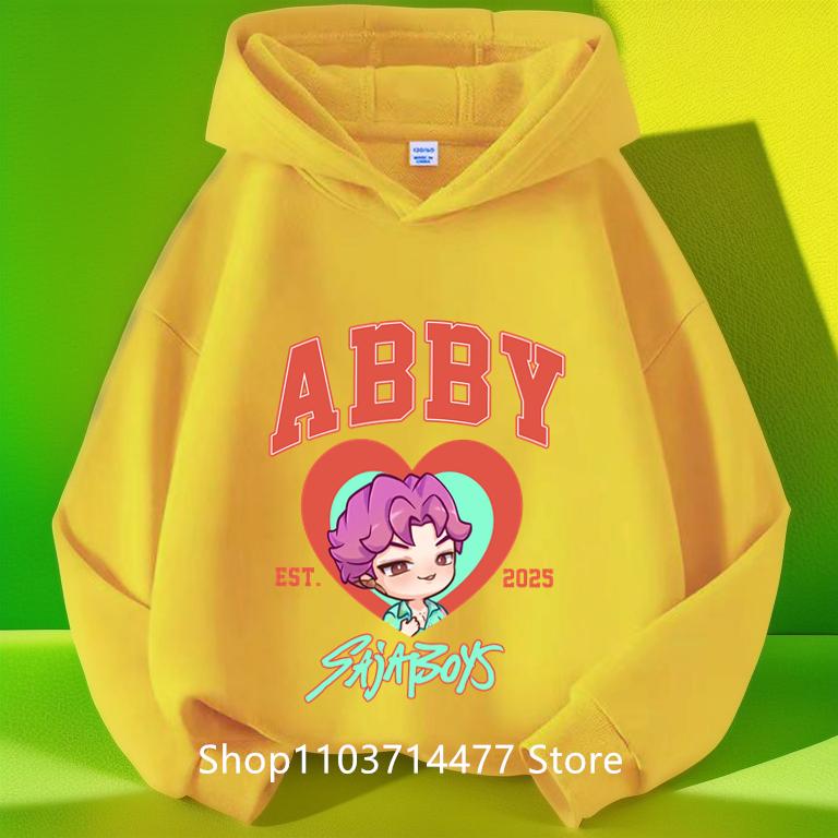 

Casual movies, unisex hoodies, children s comics, children s Kpop, demon hunters, children s sports shirts, cute tiger boys and girls 160