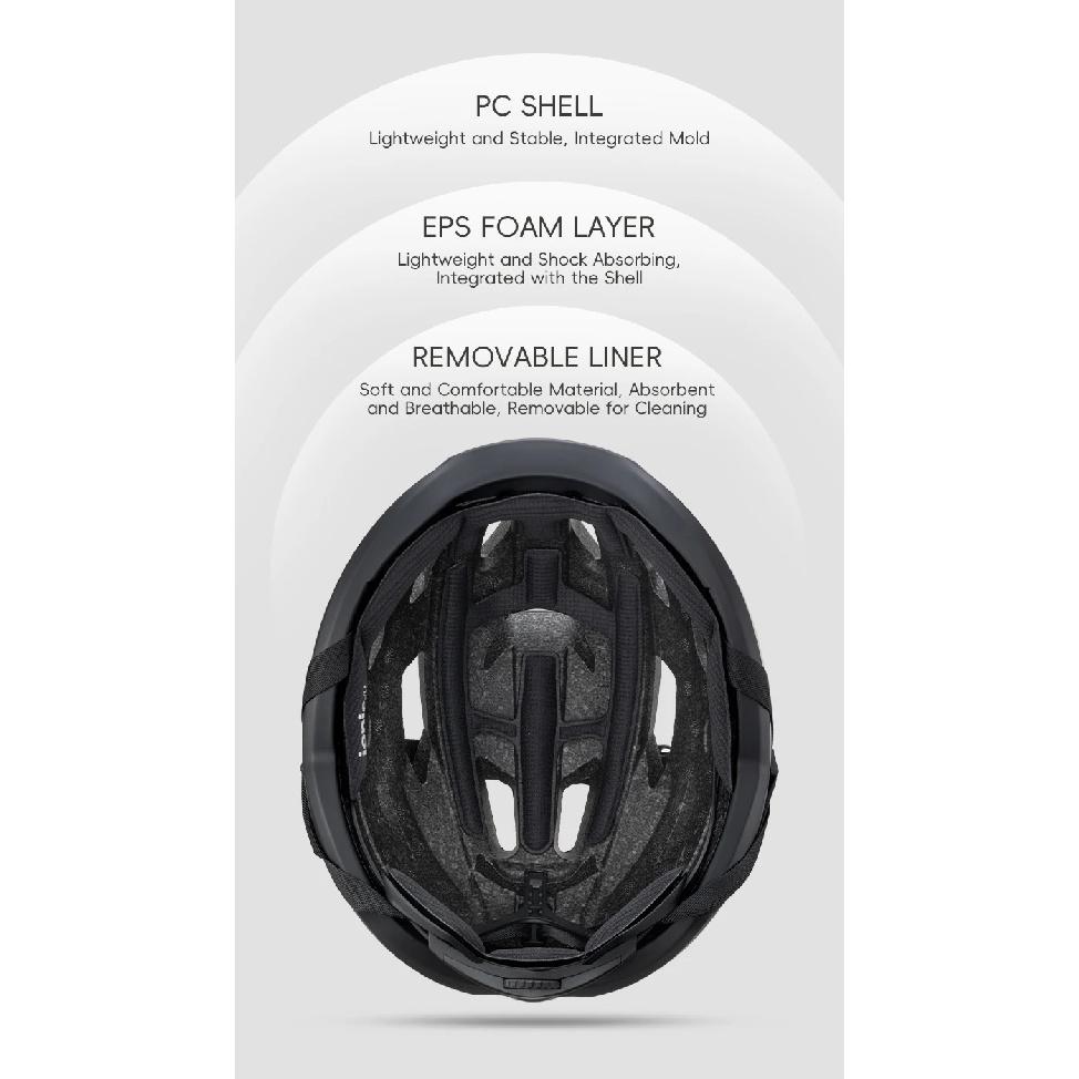 ROCKBROS Bicycle Helmet Men Women MTB Road Safety Integrally-molded Ultralight Helmet Breathable Ajustable Bike Cycling Helmet