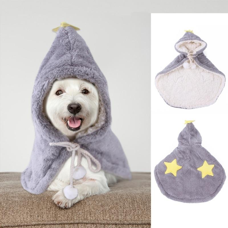 Winter Cat Puppy Clothes Warm Fleece Pet Costume For Small Dogs Cats ...