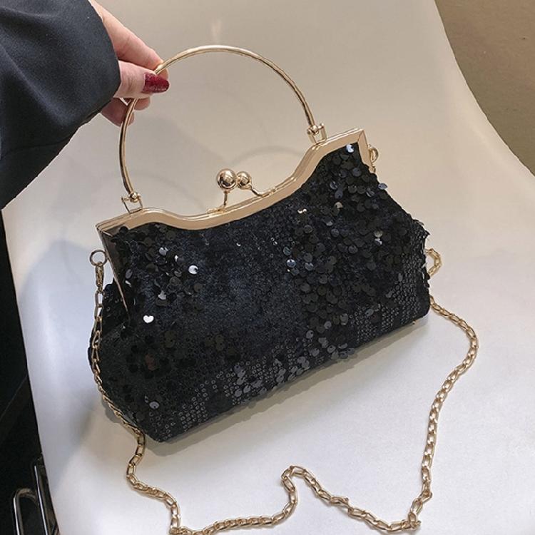 Sparkling Sequins Clutch Purses Fashion Handbag Wedding Party Shoulder Bag