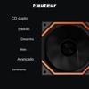12cm ARGB Colorful Chassis Fan 1600 RPM High Speed Dual Ring Light Effect Cooling Fan