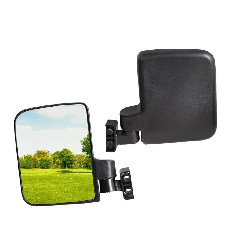 Universal Golf Cart Rearview Mirror Plastic Golf Cart Side Mirror Wide Angles Golf Cart Rearview Mirror Easy To Install
