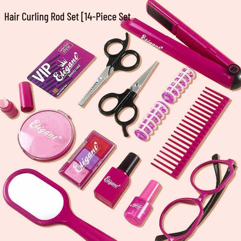 Children's Vanity Makeup Toy Set - Little Princess Cosmetics Playhouse