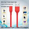 Type-C Female to USB Male OTG Adapter Cable for Phones & Tablets