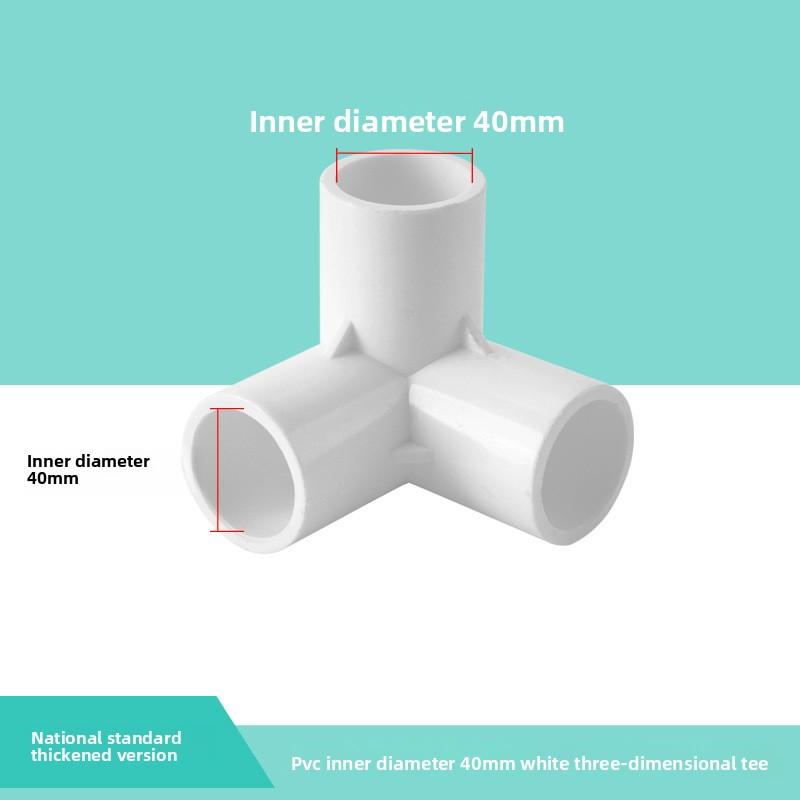 1Pc PVC Pipe Connectors Inside Diameter 20/25/32mm Elbow Tee 4 5 6 Ways Fittings Water Supply Pipe Fittings Equal Connectors