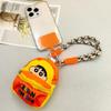 Crayon Shin-chan Dopamine Orange Phone Mini Bag with Lanyard