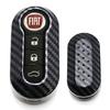 Gloss Key Fob Shell Cover For FIAT 500 500L 500X Abarth 3-Button Folding Key