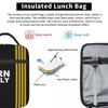 Custom Born To Fly Kapitänsstreifen Flugpilot Lunchtasche Damen Kühltasche Thermoisolierte Lunchbox für Kinder Schule