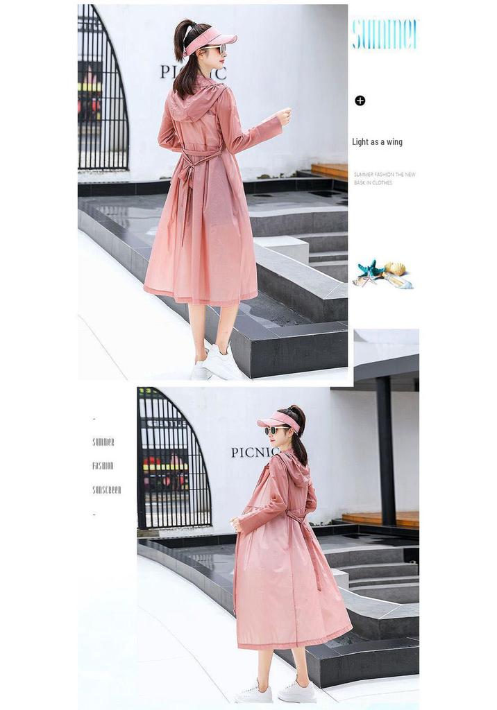 Women's 2026 Korean Style Summer Lightweight Windbreaker - Breathable, Sun-Protective Travel Jacket