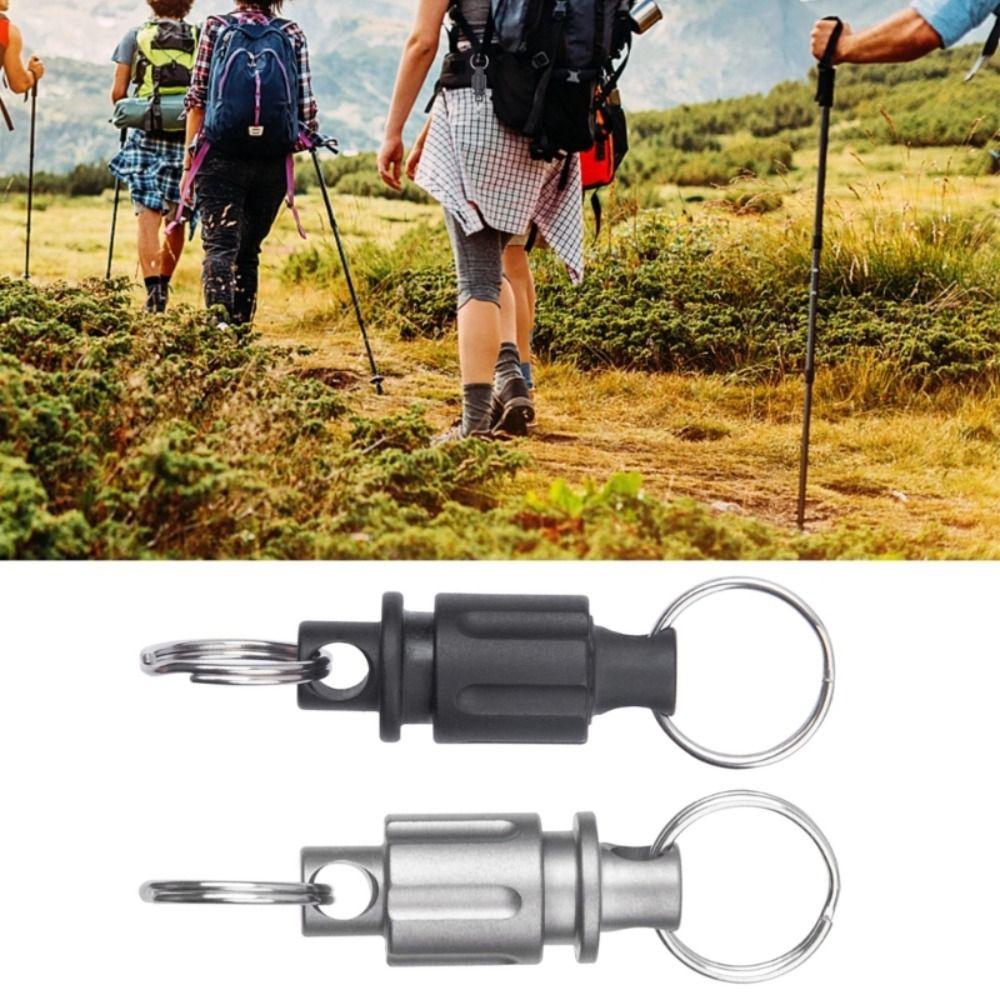 

Quick Release Titanium Zinc Zinc Alloy Keychain Detachable Snap Lock Holder Lock Holder
