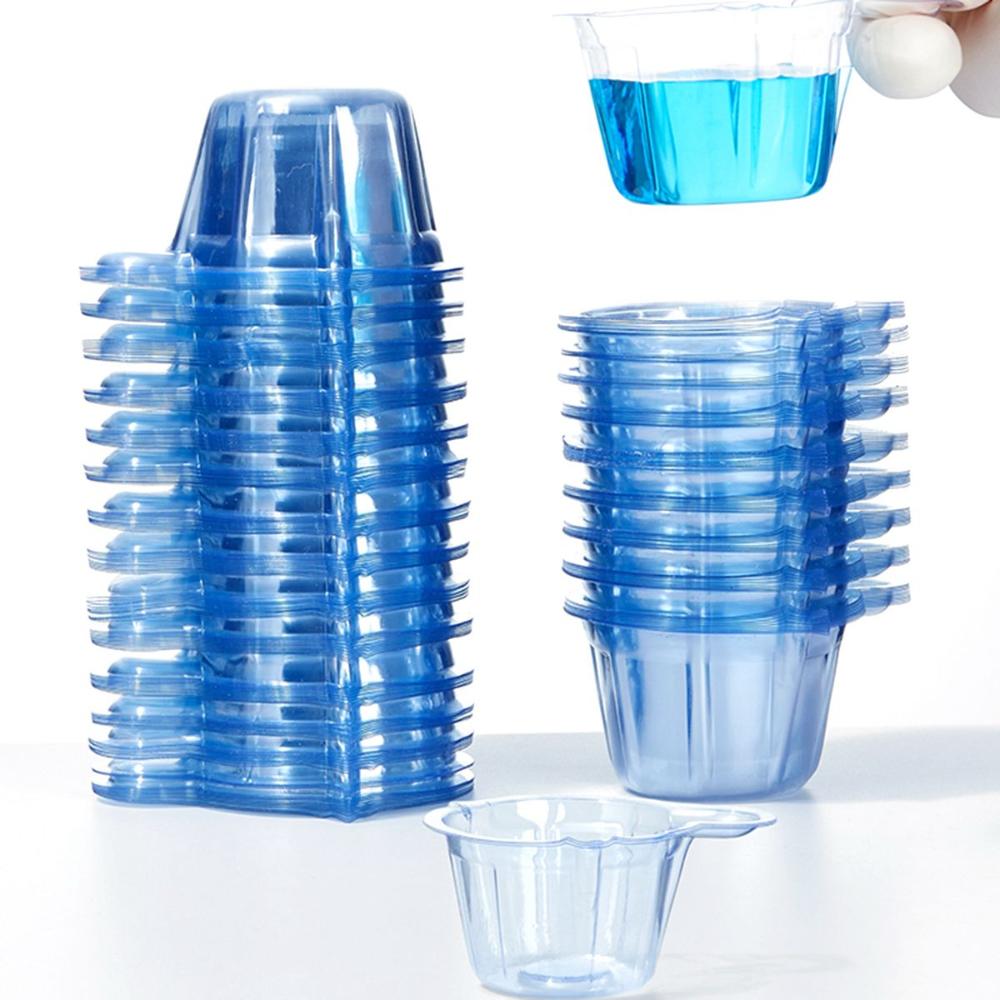 40ml 50pcs Plastic Resin Paint Epoxy Liquid Container Palette Cup Mixing Tool Dispensing Cups
