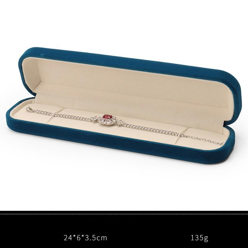 Pendant Display Box Soft Velvet Velvet Jewelry Box Earring Box Exquisite For Daily Storage Travel High-End Gift Packaging