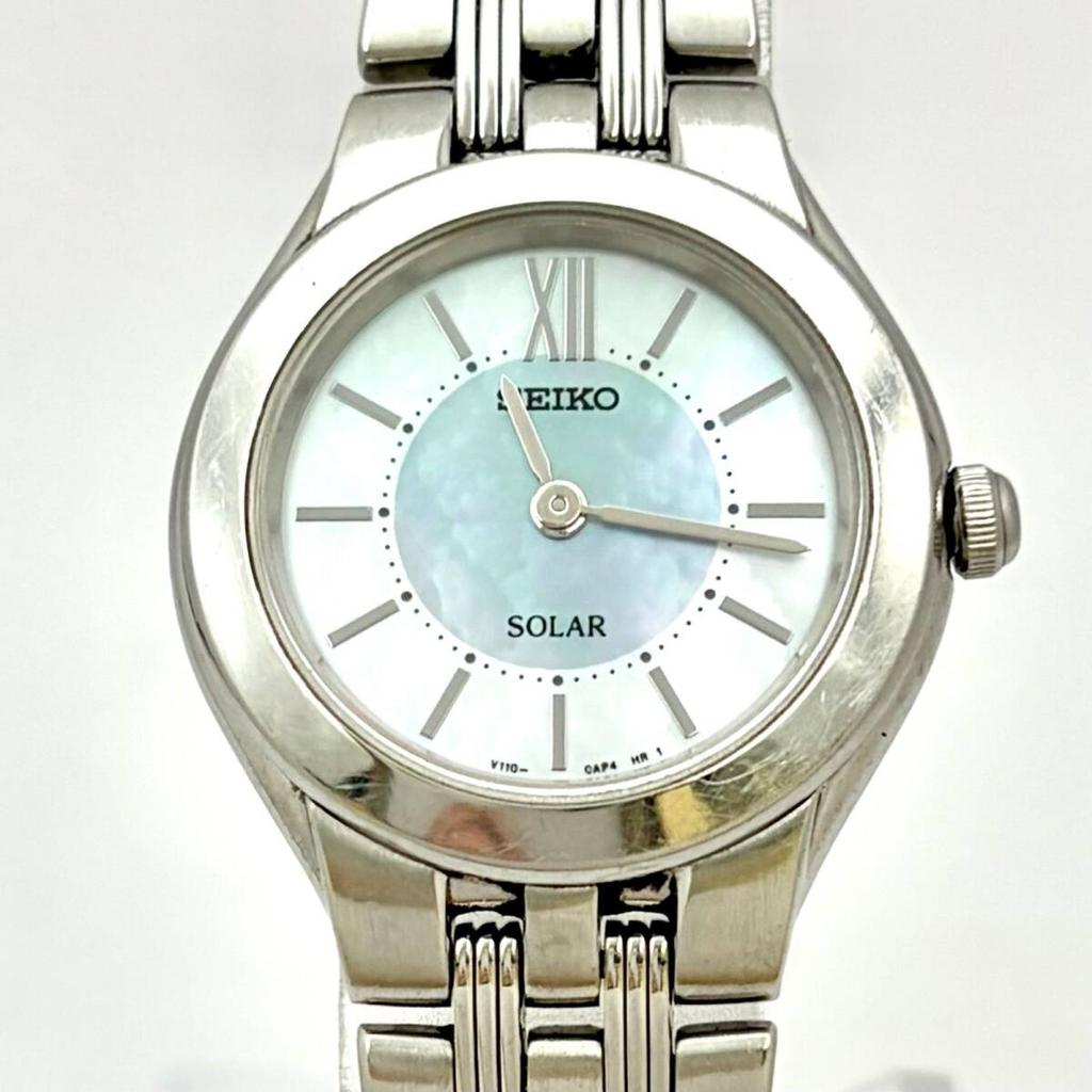 SEIKO Solar Shell 470688 [Working] Women's Watch, Case, V110-0AH0
