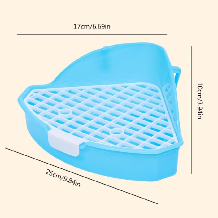 Huisdier Toilet Driehoek Potty Trainer Kattenbak Anti-Knoei Eekhoorns Kooi Toilet