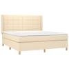 Sommier à lattes avec matelas - Maison Exclusive - 160x200 cm - Tête de lit réglable - Beige