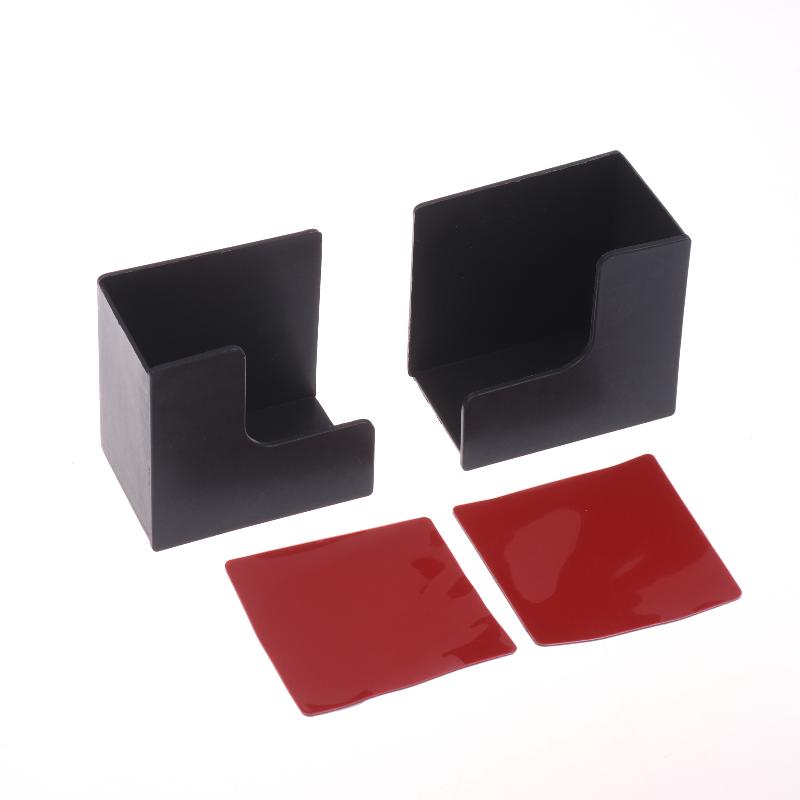 

Настенная стойка для хранения весов - Кронштейн с клеящимся следом, Компактный пластиковый держатель для ванных и спортивных весов чёрный