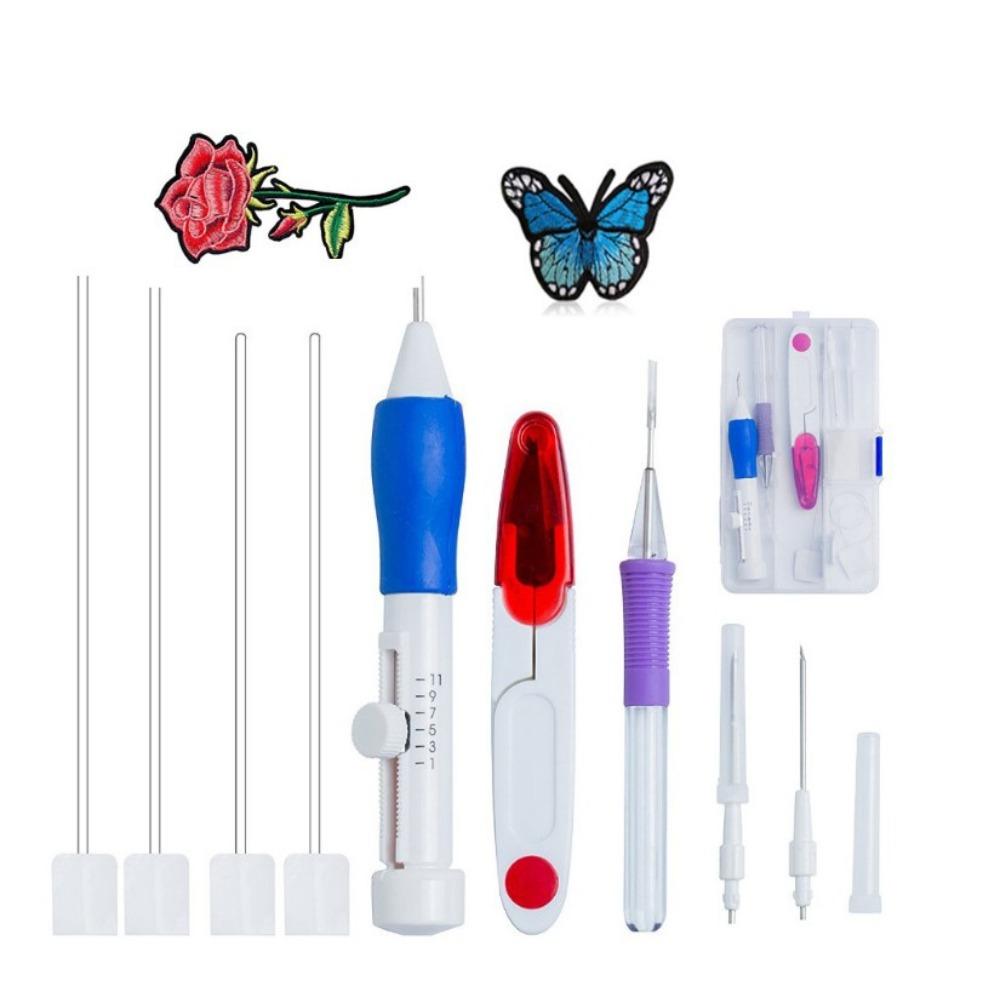 Cross Embroidery Embroidery Needle Set Embroidery Poke Tools Embroidery Flower Poke Needle Combination Set