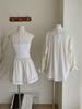 Women's Korean-Style Casual Sun Protection 3-Piece Set: Spring/Summer Cardigan, Camisole, High-Waisted Shorts