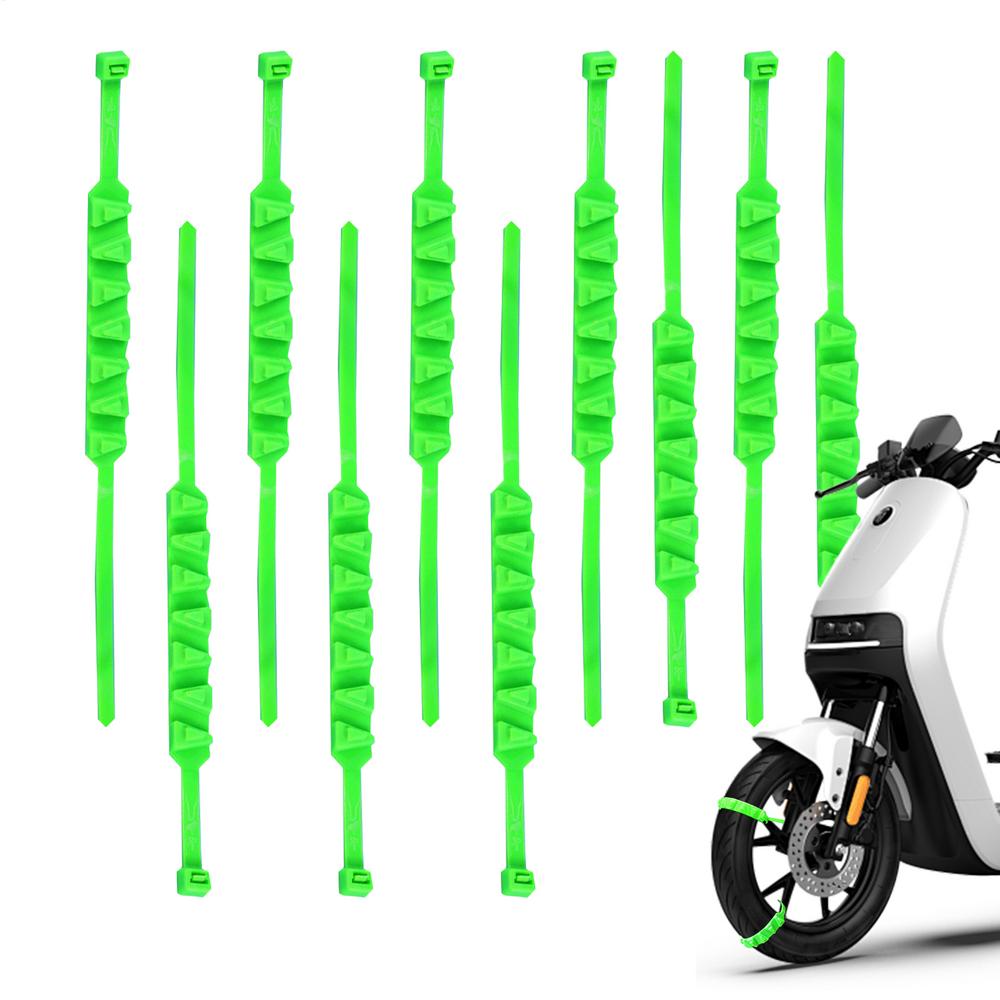 10PCS Winter Car Snow Chain Antiskid Car Motorcycle Outdoor Snow Tire Emergency Anti-Skid Tyre Chains Auto Accessories