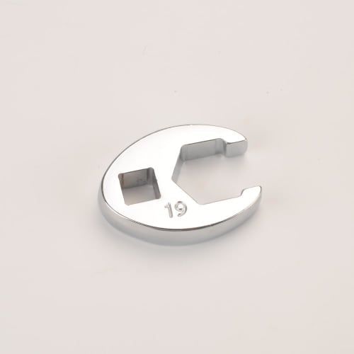 Crowfoot Wrench, 3/8" (9.5") Drive, Chrome Vanadium Steel (19mm)