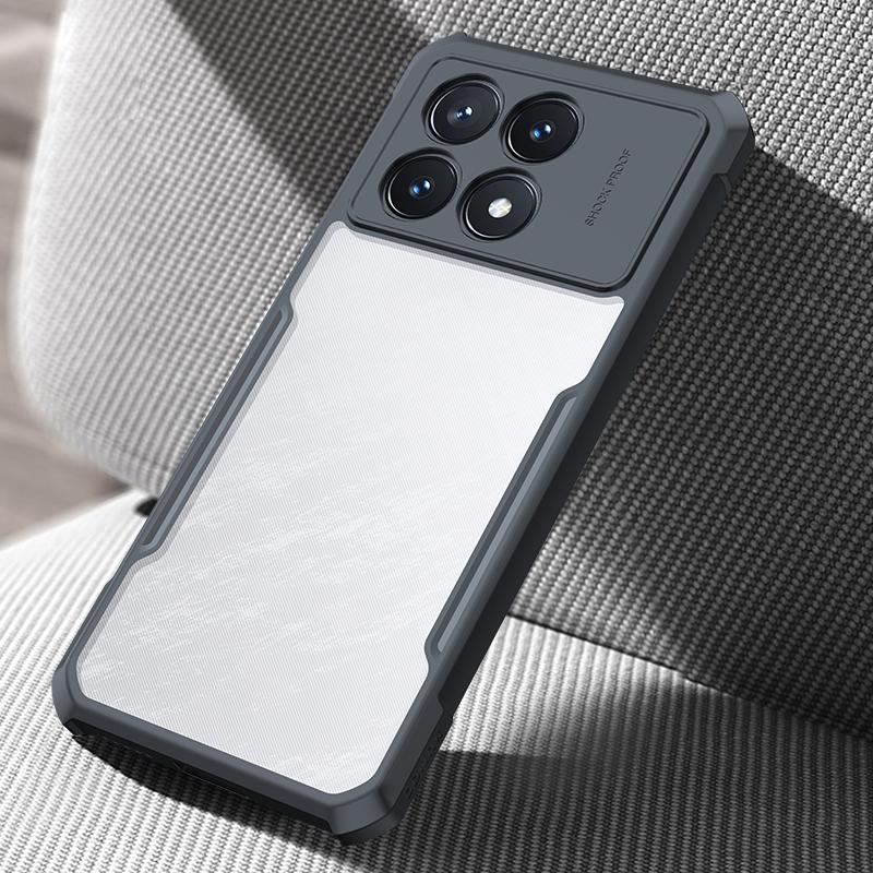 

XUNDD For Xiaomi Poco F6 Pro 5G/Redmi K70 5G/K70 Pro 5G Shockproof Acrylic+TPU Slim-Fit Cover Cell Phone Case A