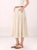 ACUD Barrel Volume Skirt _L.Beige