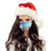 10pc Christmas Print  for  Face Mask Disposable Earloop Mask