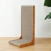 Cat Corrugated Scratcher Board Scratch Resistant Scratching with Ball Mat for Kitten Large Cats