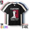 Custom Unisex T-shirt W/ Personalized Image, Logo & Text, Cotton Tee DTG Print