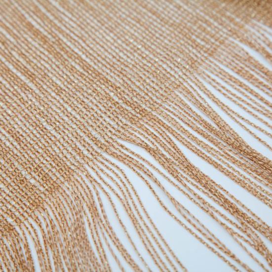 Półrękaw Jednolity Kolor Damski Szal Otwarty Przód Frędzel Krem Przeciwsłoneczny Letni Cienki Szal Zakrywający Bikini Odzież Plażowa