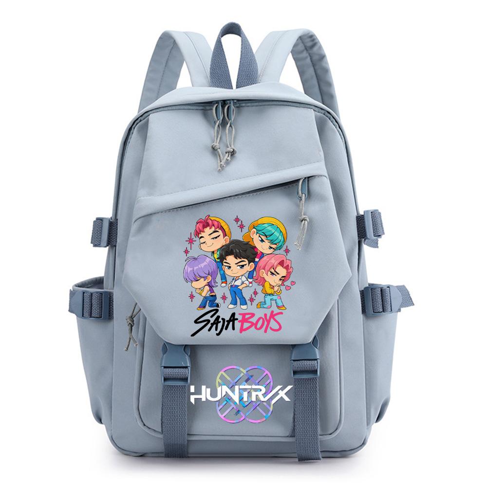 Anime Kpop Dämonenjäger Bedruckter Rucksack für Teenager Jungen Mädchen Schultasche Kinder Schüler Buchrucksack Damen große Kapazität Reisetasche Kindergeschenk Mochila
