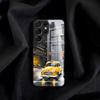 NYC Yellow Taxi Phone Case For Samsung S26 S25 Edge S24 S23 S22 S21 S20 Ultra Plus FE Glass Cover