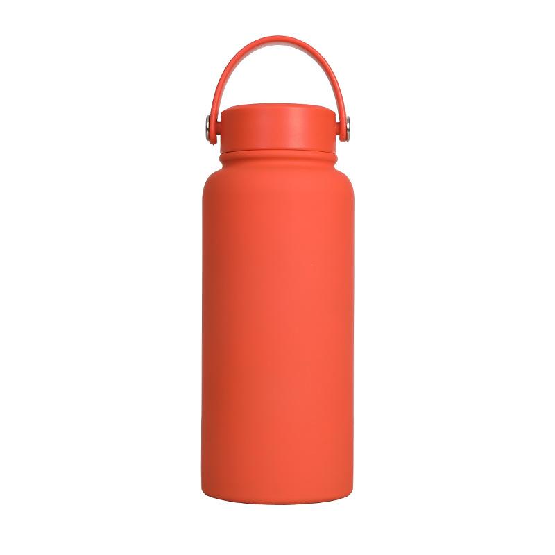 304 Edelstahl Thermosbecher Große Kapazität Tragbar Tragbar Weltraumtopf Outdoor Sportkessel