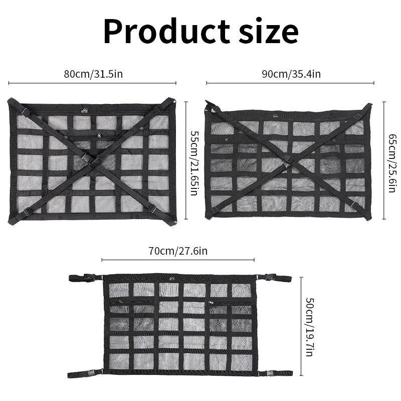 Car Roof Storage Net Pocket - Hanging Luggage Organizer