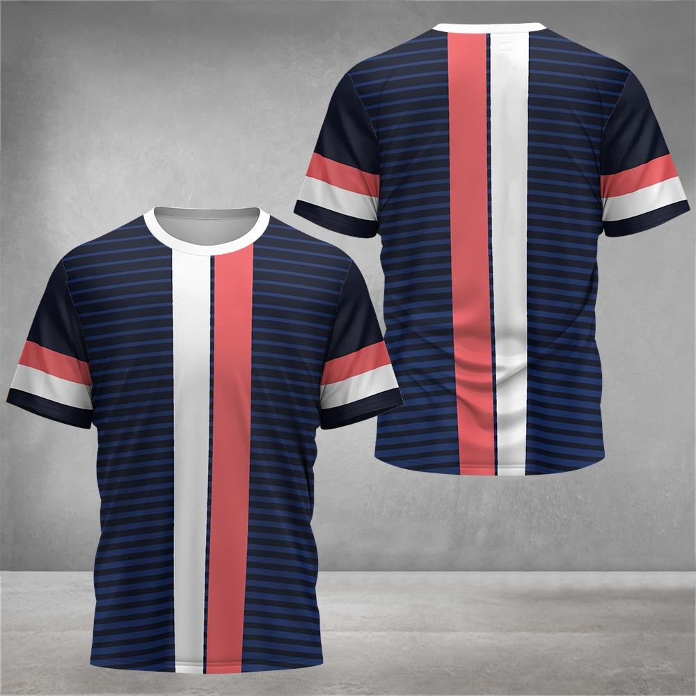 Badminton Tennis Sports Men's T Shirt Casual O-neck Loose Short Sleeve Tops Fashion 3D Print Gym T-shirt Man Outdoor Running Tee