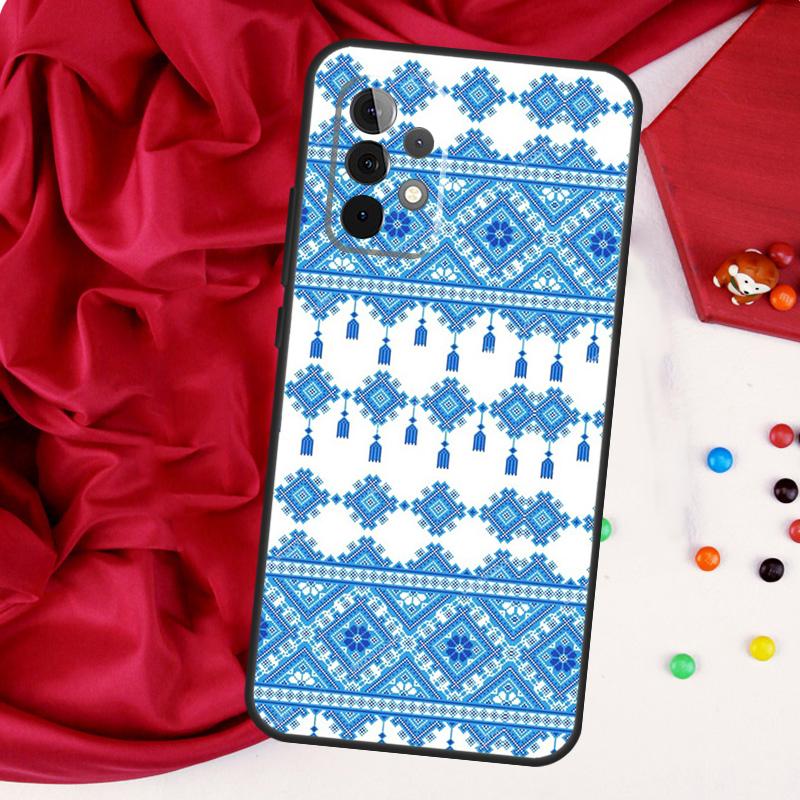 Ukraine Ukrainian Embroidery For Samsung Galaxy A26 A05 A06 A16 A54 A34 A14 A22 A32 A52 A55 A35 A15 A53 A13 A56 A36 Case