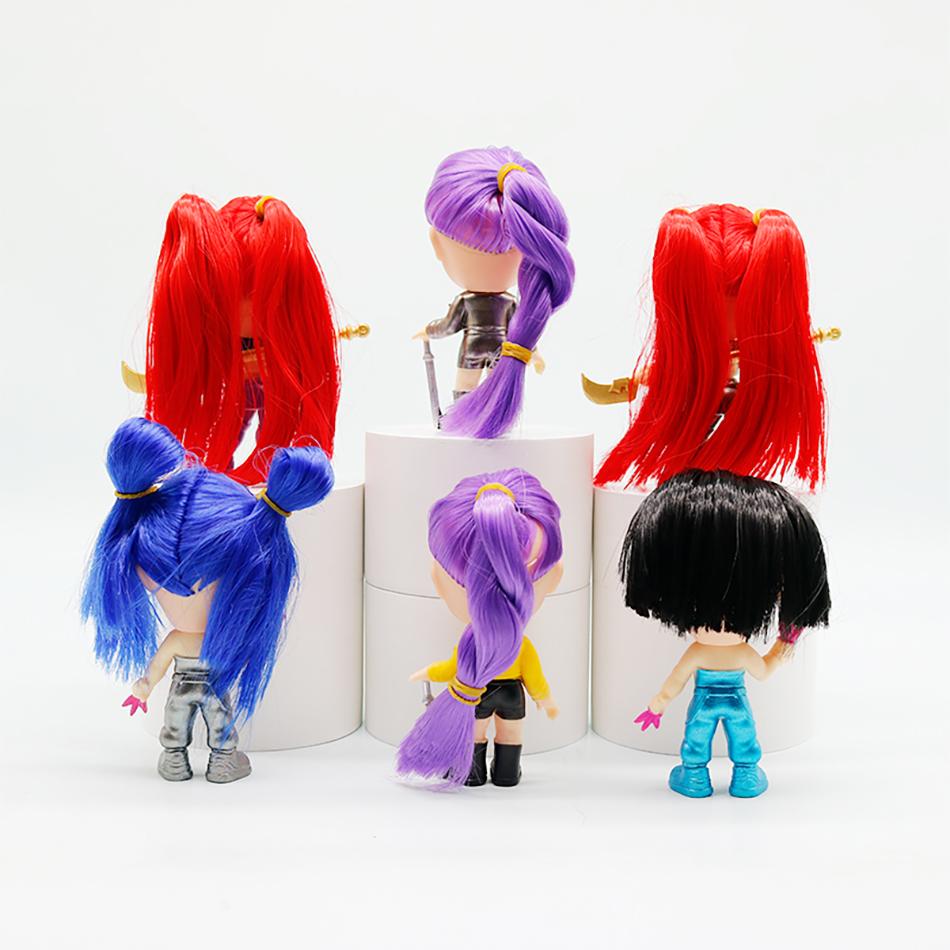 Kpop Demon Hunters Anime Figure Toys Q Version Cute PVC Collection Action Figure Model Dolls Kids Birthday Decoration Toys Gifts