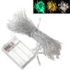 7-farbige LED-Lichterkette, batteriebetrieben, wasserdicht, für den Außenbereich, Weihnachten, Geburtstag, Zuhause, Party, Dekoration