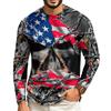 Men's Raglan Long Sleeve T-Shirt Casual Neck Pullover for Everyday Wear