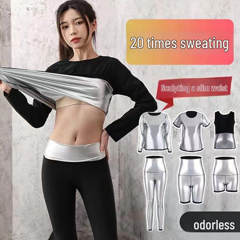 Women's Cross-Border Running & Yoga Sweat Suit - 5-Point Sweatpants
