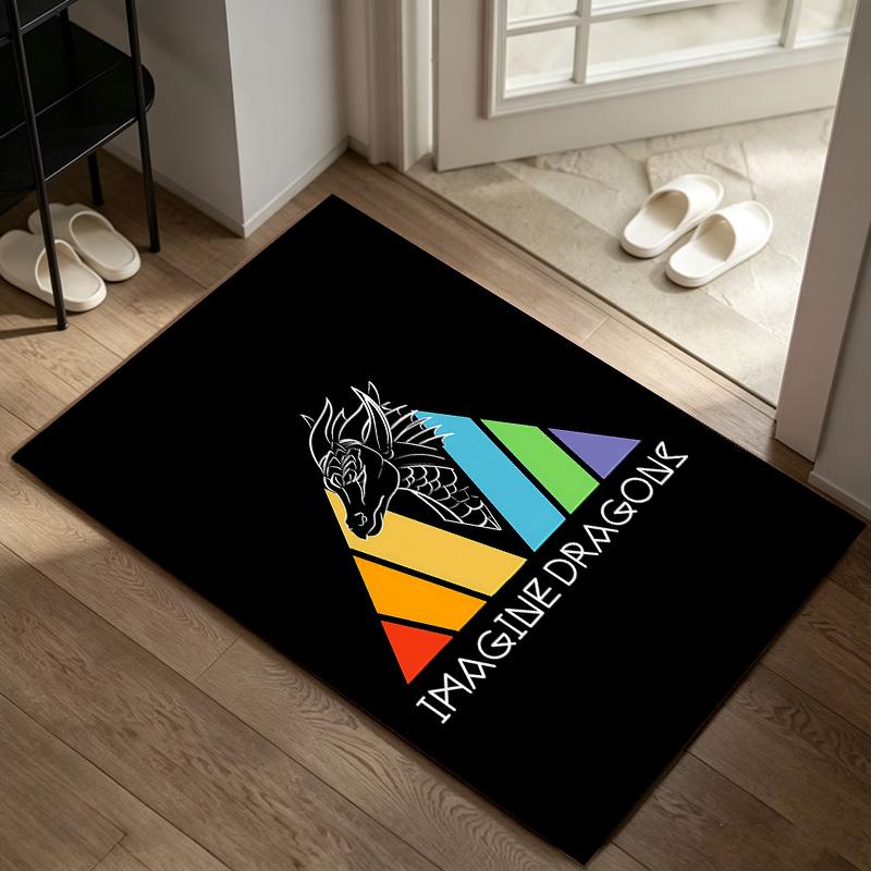 Imagine Dragons  A Rug Suitable for Office Chair Areas Living Rooms and Computer Desks Perfect for Home Offices and an Ideal Holiday Gift