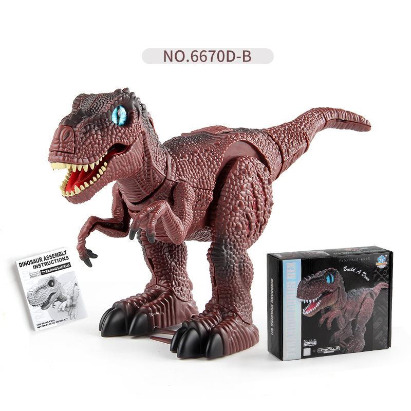 

Children S Science And Education Educational Assembly Diy Balong, Electric Walking Dinosaur Model Ornament Joint Movable Toy